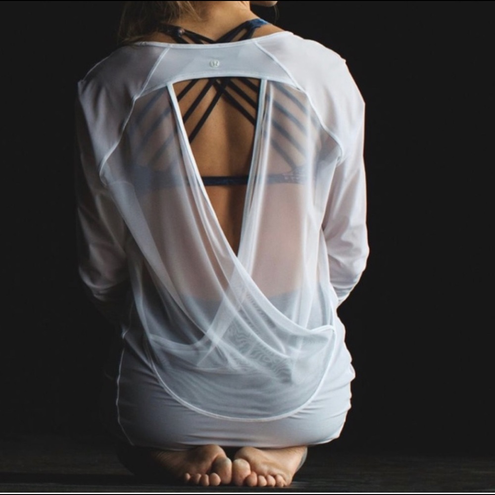 *READ* Discolored Lululemon If You’re Lucky LS, RARE